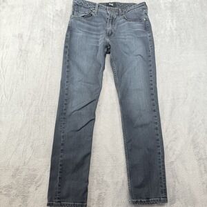 Paige Mens Lennox Jeans Slim Fit Stretch Denim 32 Blue Made in USA Lightweight‎
